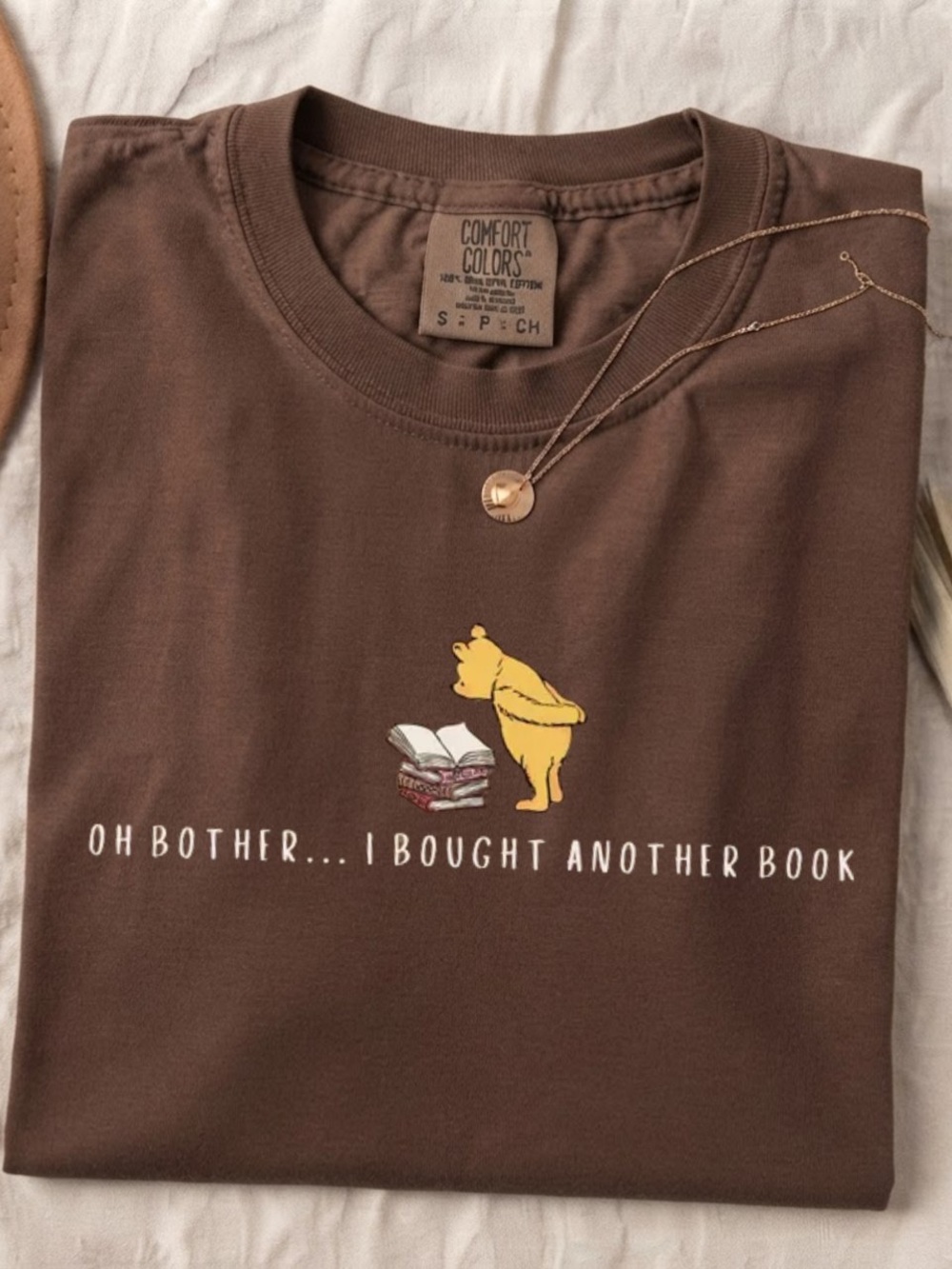 Funny Reading Quote Book Lover Brown Comfort Color T-Shirt
